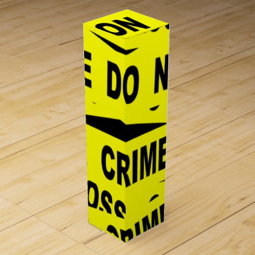 Crime Scene Tape Wine Box