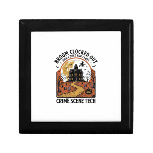 Crime Scene Technician Shirt Funny Halloween Haunt Gift Box