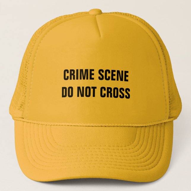 Crime Scene Trucker Hat (Front)