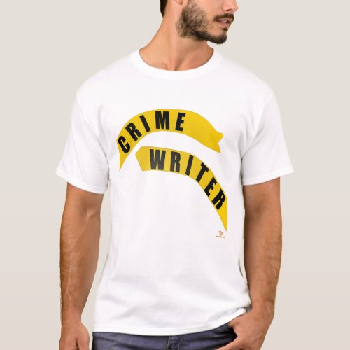 Crime Writer Cheeky Fun Genre Author Design T_Shirt