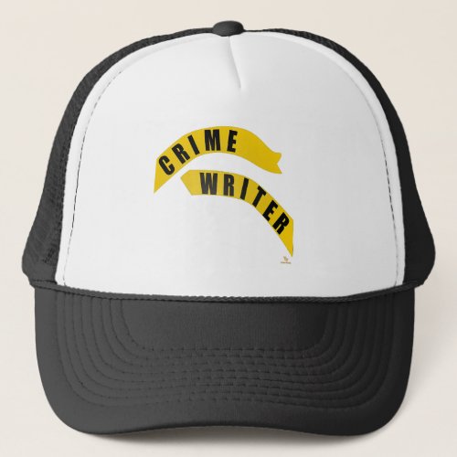Crime Writer Cheeky Fun Genre Author Design Trucker Hat