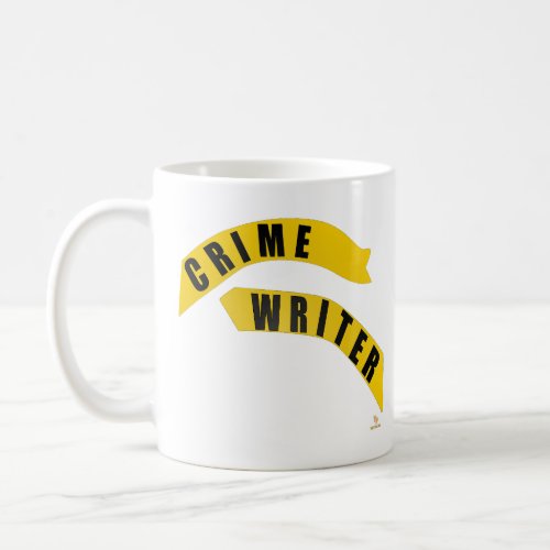 Crime Writer Genre Author Humor Art Design Coffee Mug