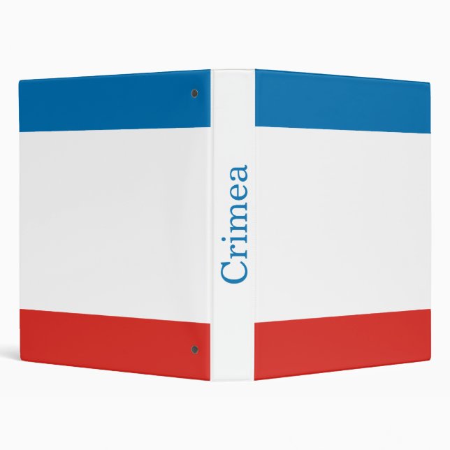 Crimea Flag 3 Ring Binder (Background)