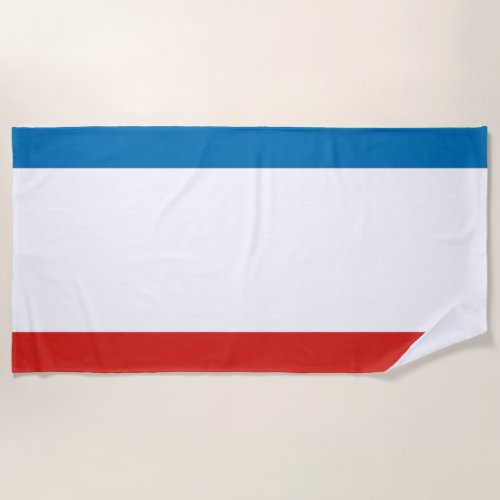 Crimea Flag Beach Towel