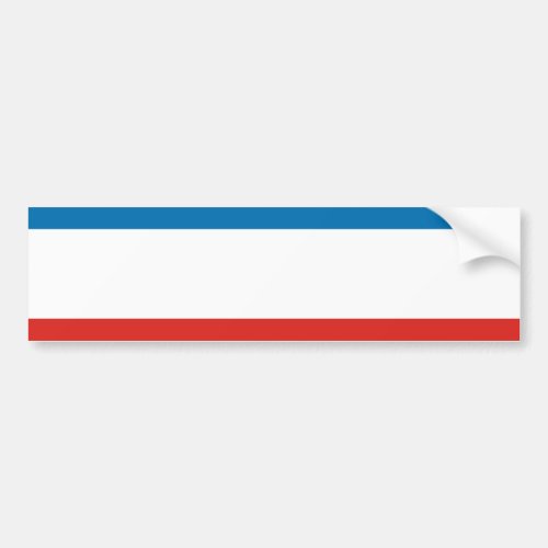 Crimea Flag Bumper Sticker