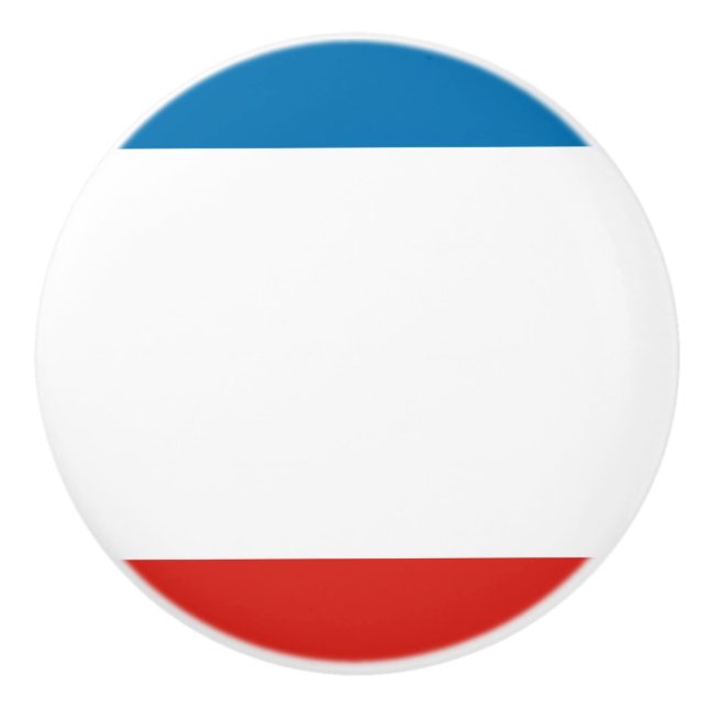 Crimea Flag Ceramic Knob (Front)