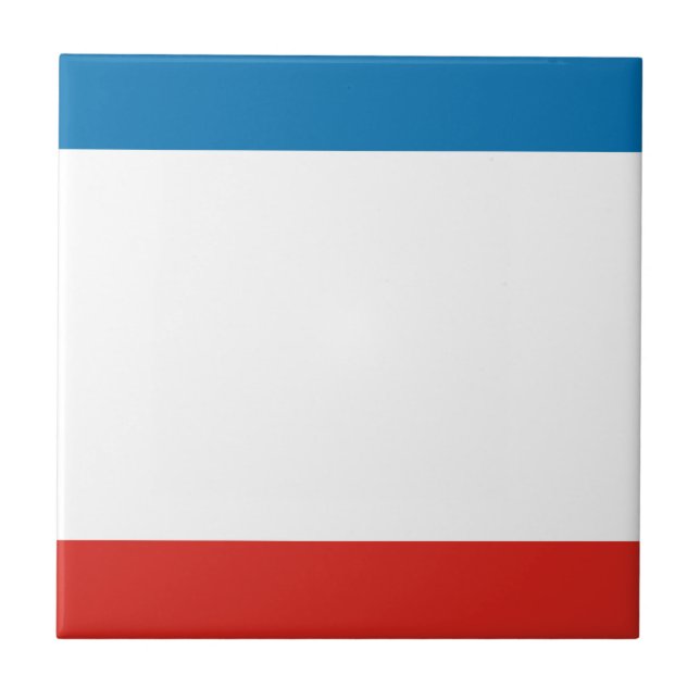 Crimea Flag Ceramic Tile (Front)