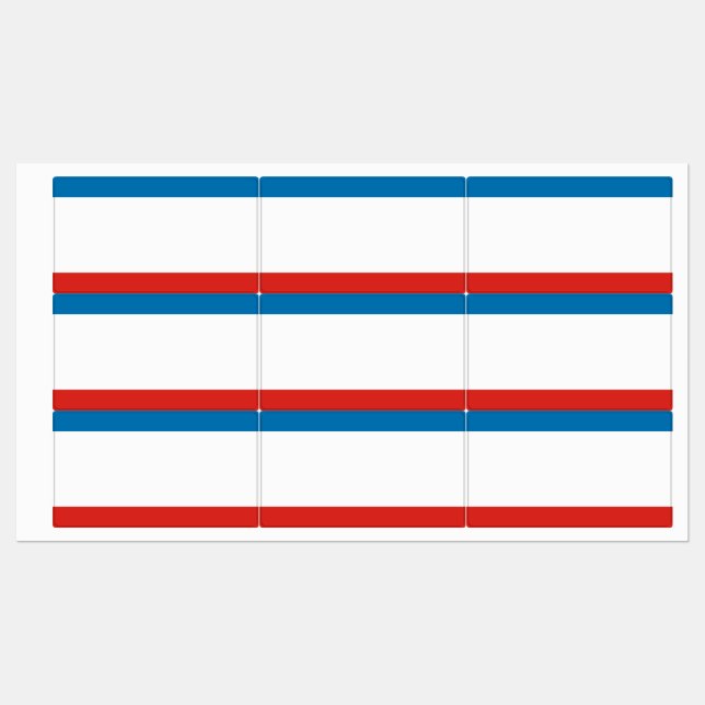 Crimea Flag Labels (Sheet)