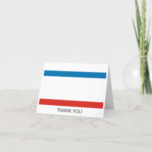 Crimea Flag Letterpress Thank You Card