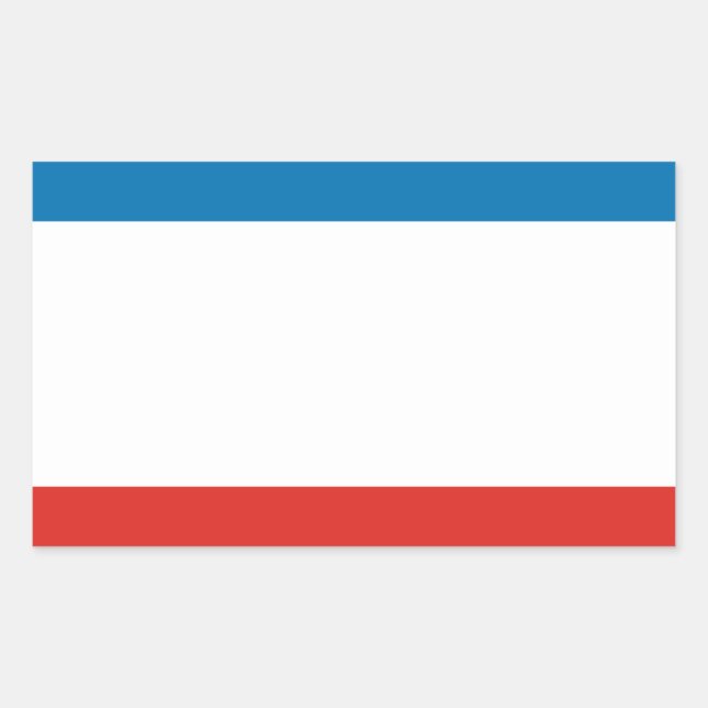 Crimea Flag Rectangular Sticker (Front)
