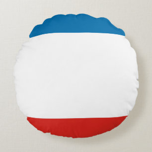 Crimea Flag Round Pillow