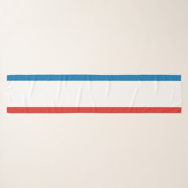 Crimea Flag Scarf (Front (Horizontal))