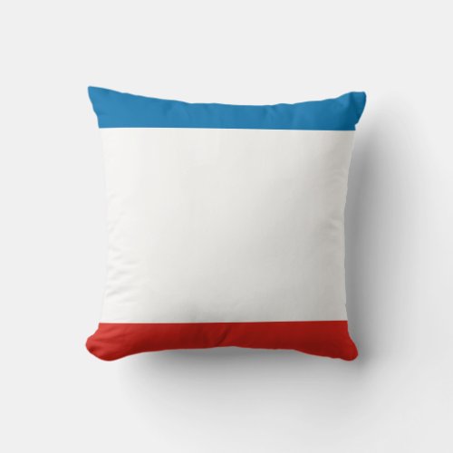 Crimea Flag Throw Pillow