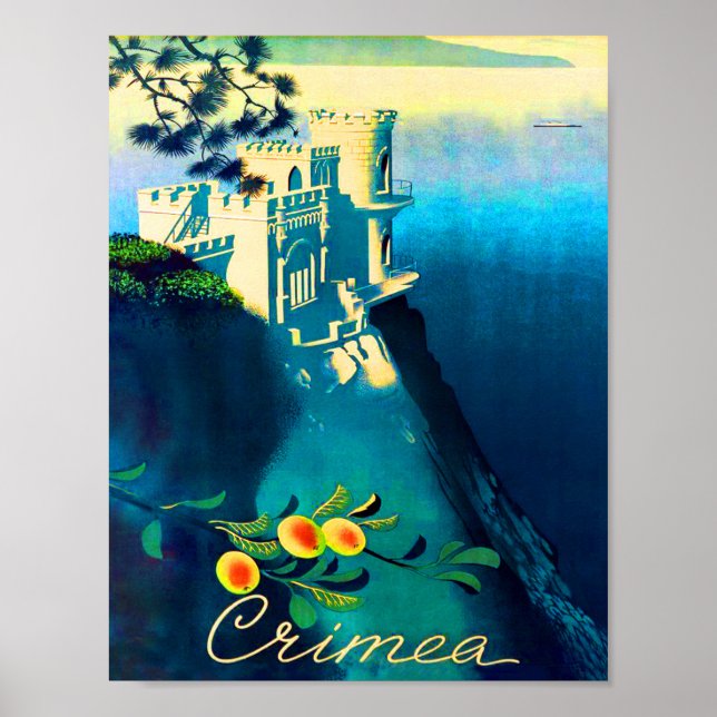 Crimea Travel Poster (Front)