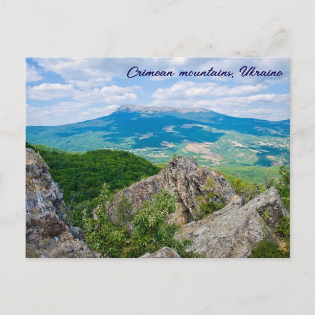 Crimean mountains Ukraine Postcard (Front)