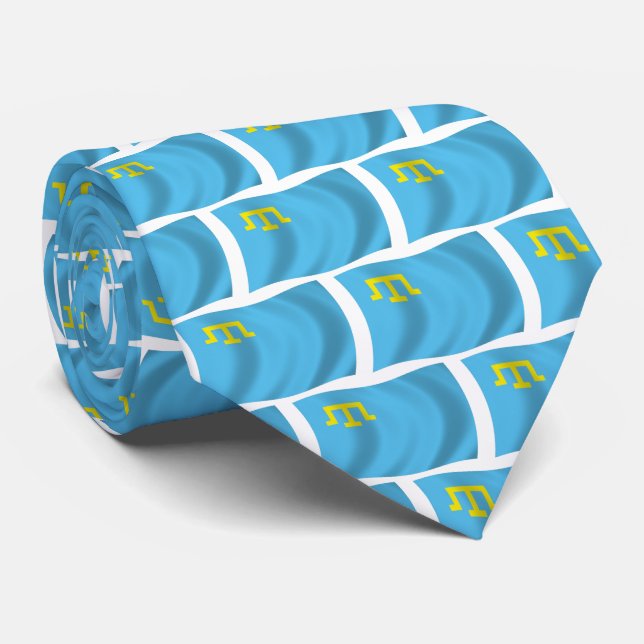 Crimean Tatars Flag Tie (Rolled)