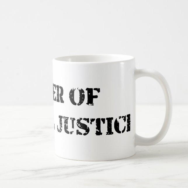 Criminal Justice Coffee Mug (Right)