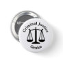 Criminal Justice Genius Button