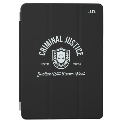 Criminal Justice Graduation 2024 Customizable iPad Air Cover