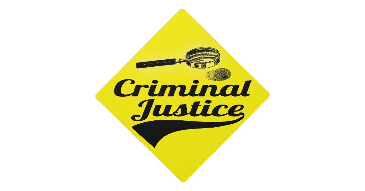 Criminal Justice Graduation Cap Topper | Zazzle