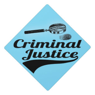 Criminal Justice Graduation Cap Topper