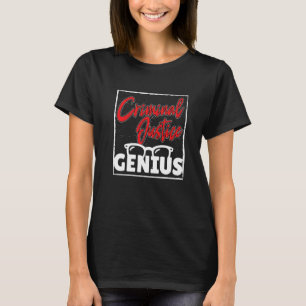Criminal Justice Junior Law Student Judge Women Pr T-Shirt