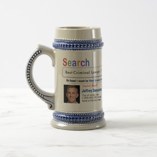 Criminal Lawyer Funny Custom Best Search Gift Mug