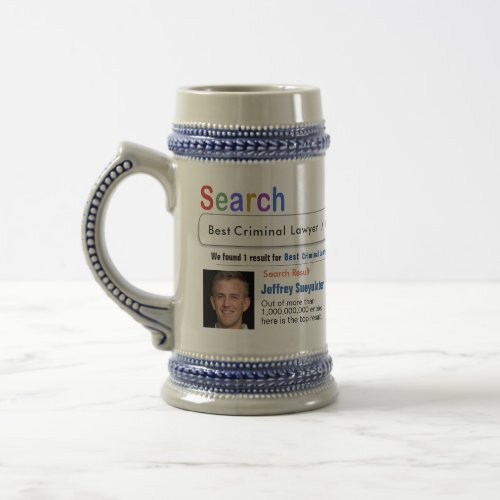 Criminal Lawyer Funny Custom Best Search Gift Mug