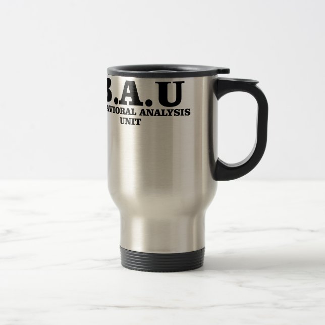 Criminal Minds BAU Behavioral Analysis Unit Shirts Travel Mug (Right)