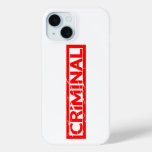 Criminal Stamp iPhone 15 Case