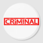 Criminal Stamp Magnet