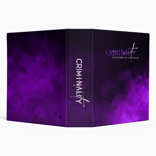 CriminaliTy Case Files Binder  (Background)