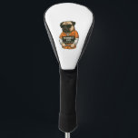 Criminally Cool Pug – Funny Mugshot Dog Design Golf Head Cover<br><div class="desc">Criminally Cool Pug – Funny Mugshot Dog Design</div>