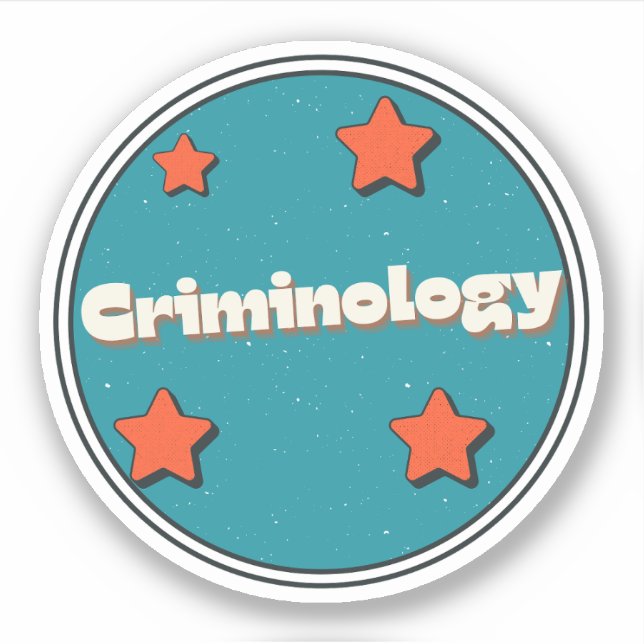 Criminology Sticker (Front)