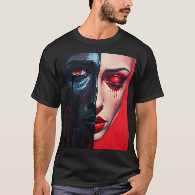 "Crimson Abyss" T-Shirt (Front)