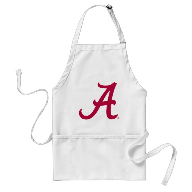Crimson Alabama A Adult Apron (Front)