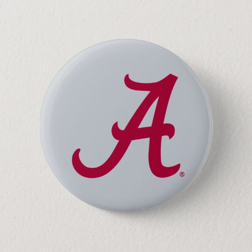 Crimson Alabama A Button