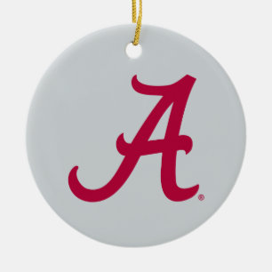 Crimson Alabama A Ceramic Ornament