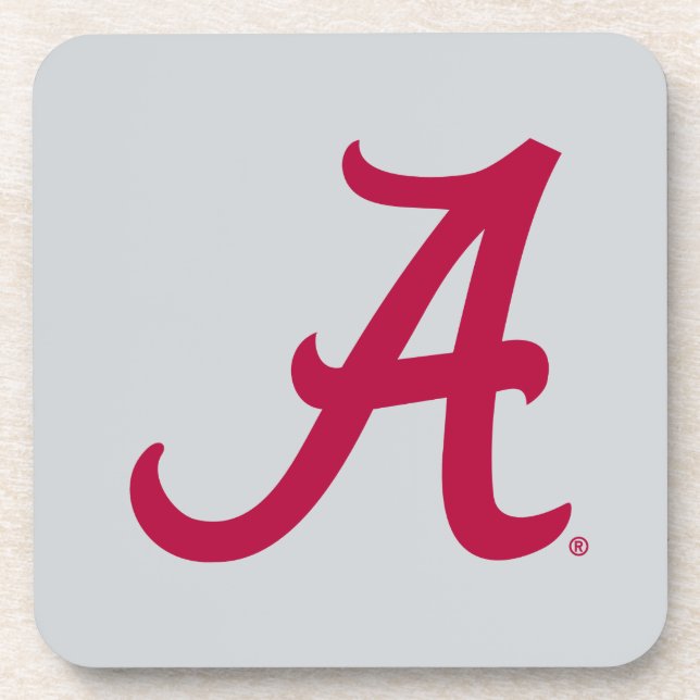 Crimson Alabama A Coaster (Front)