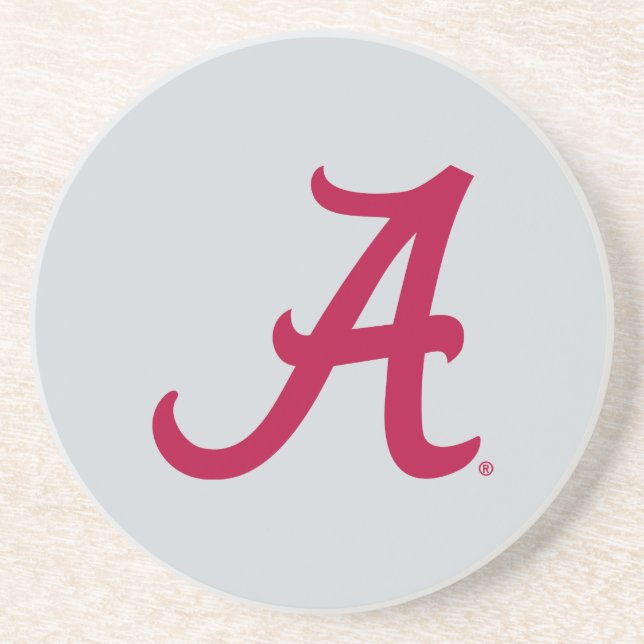 Crimson Alabama A Coaster (Front)