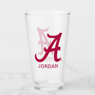 Crimson Alabama A Glass