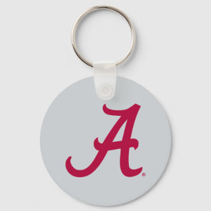 Crimson Alabama A Keychain