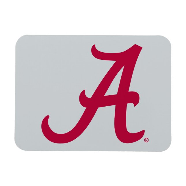 Crimson Alabama A Magnet (Horizontal)
