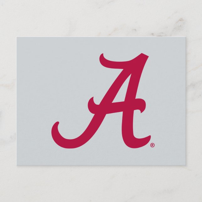 Crimson Alabama A Postcard (Front)