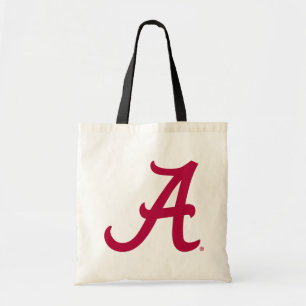 Crimson Alabama A Tote Bag