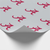 Crimson Alabama A Wrapping Paper | Zazzle
