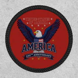 Crimson America 250th Anniversary Commemorative Patch