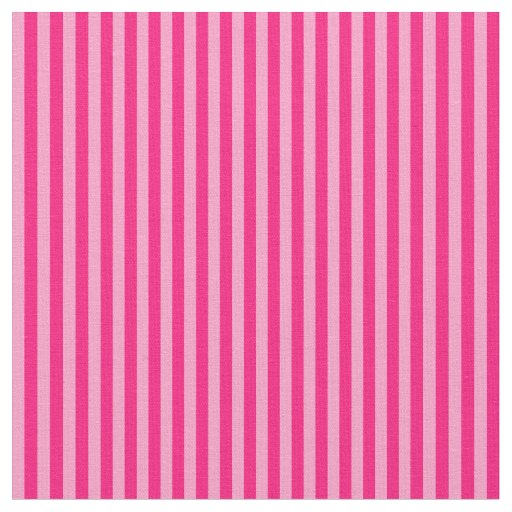 Crimson and Carnation Pink Stripes Fabric