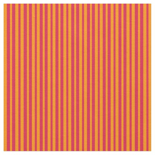 Crimson and Dark Orange Lines/Stripes Pattern Fabric