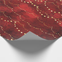 Crimson and Gold Fairy Lights Christmas
